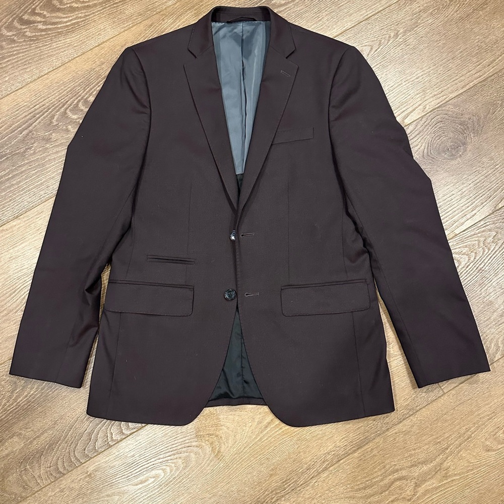 Chocolate Brown Blazer / Sport jacket - 38 (small/medium) - classic tailored